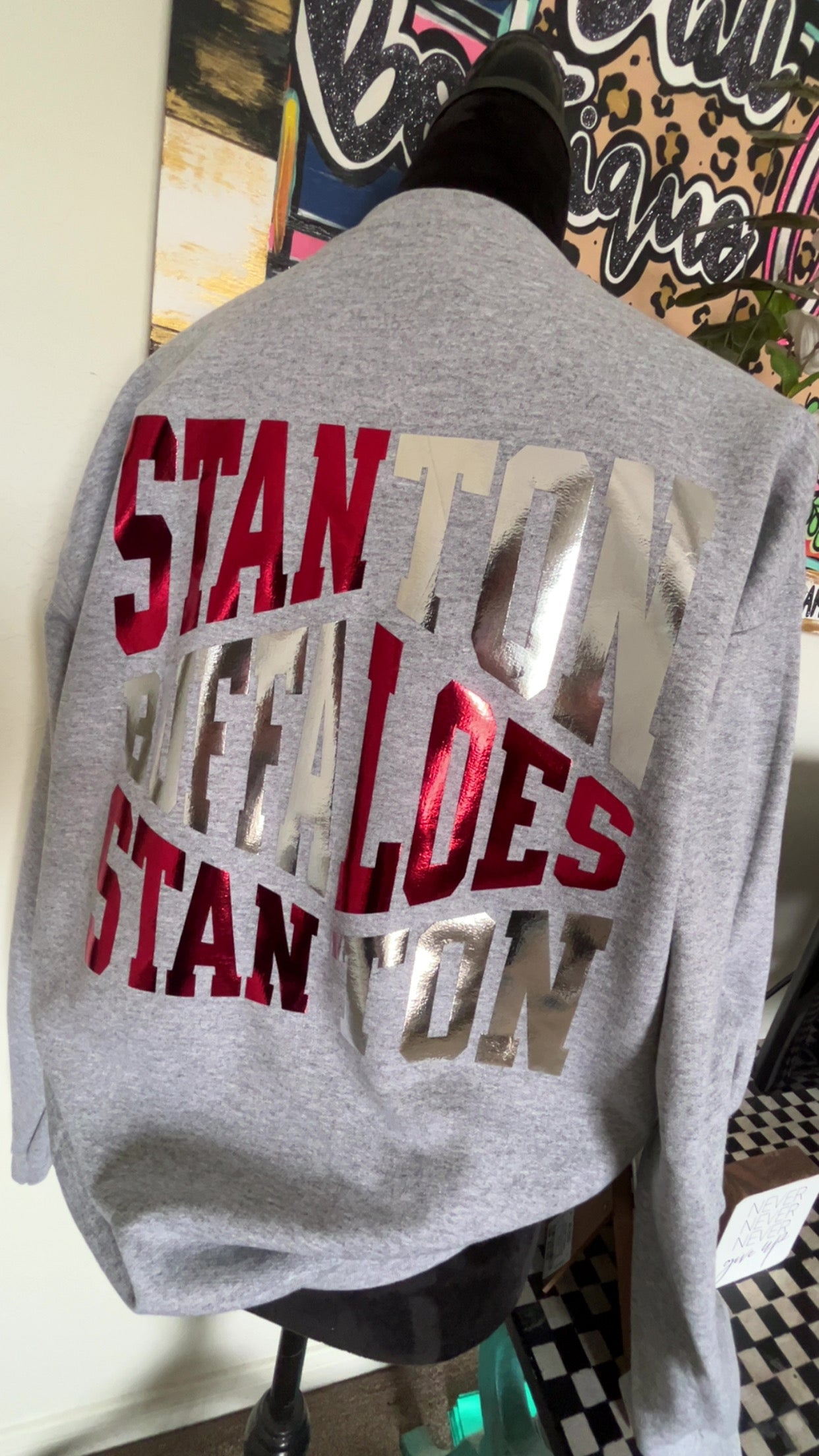 Metallic Stanton Buffaloes Sweatshirt