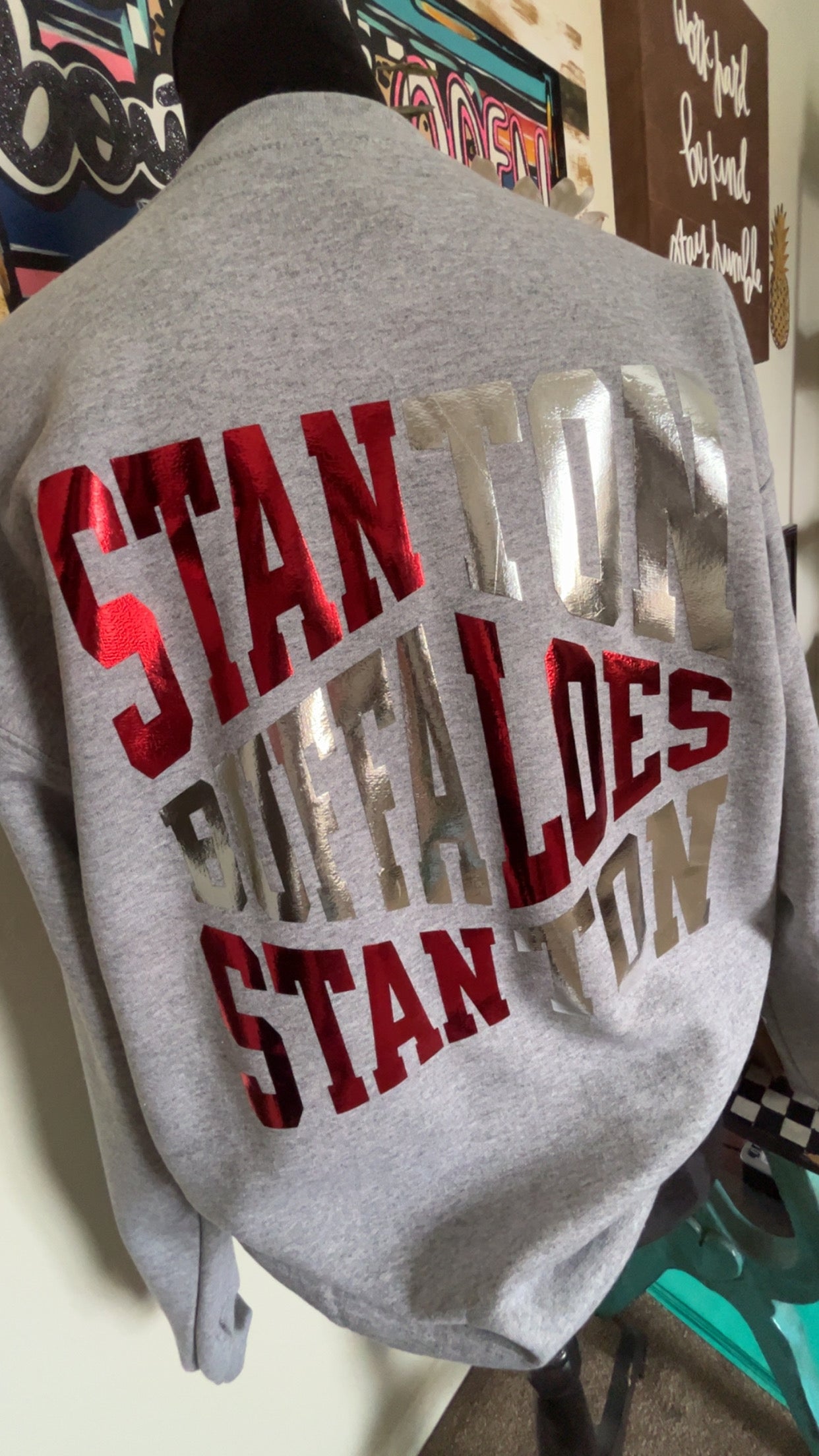 Metallic Stanton Buffaloes Sweatshirt