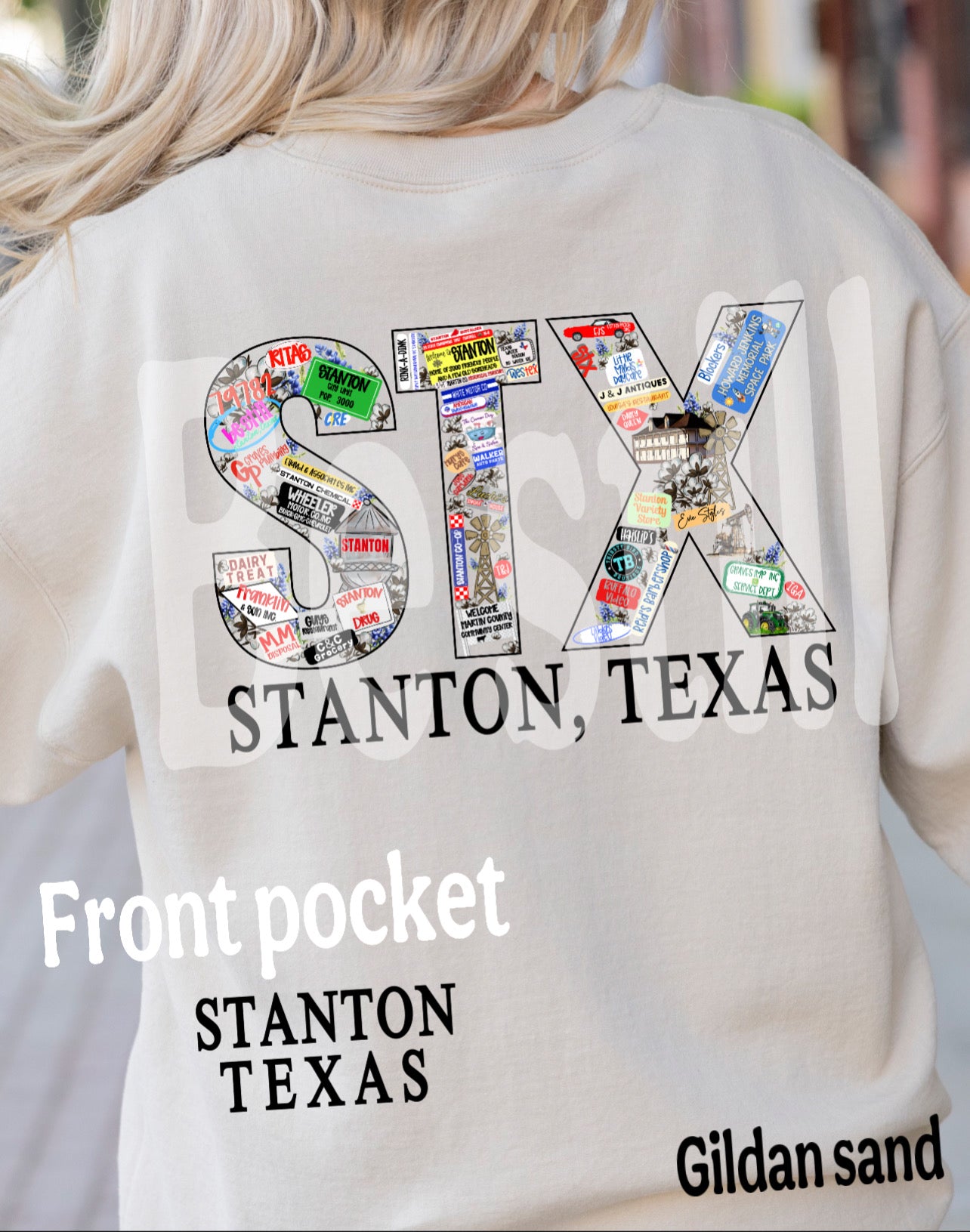 STANTON, TEXAS - SMALL TOWN (CC only available in short sleeve)