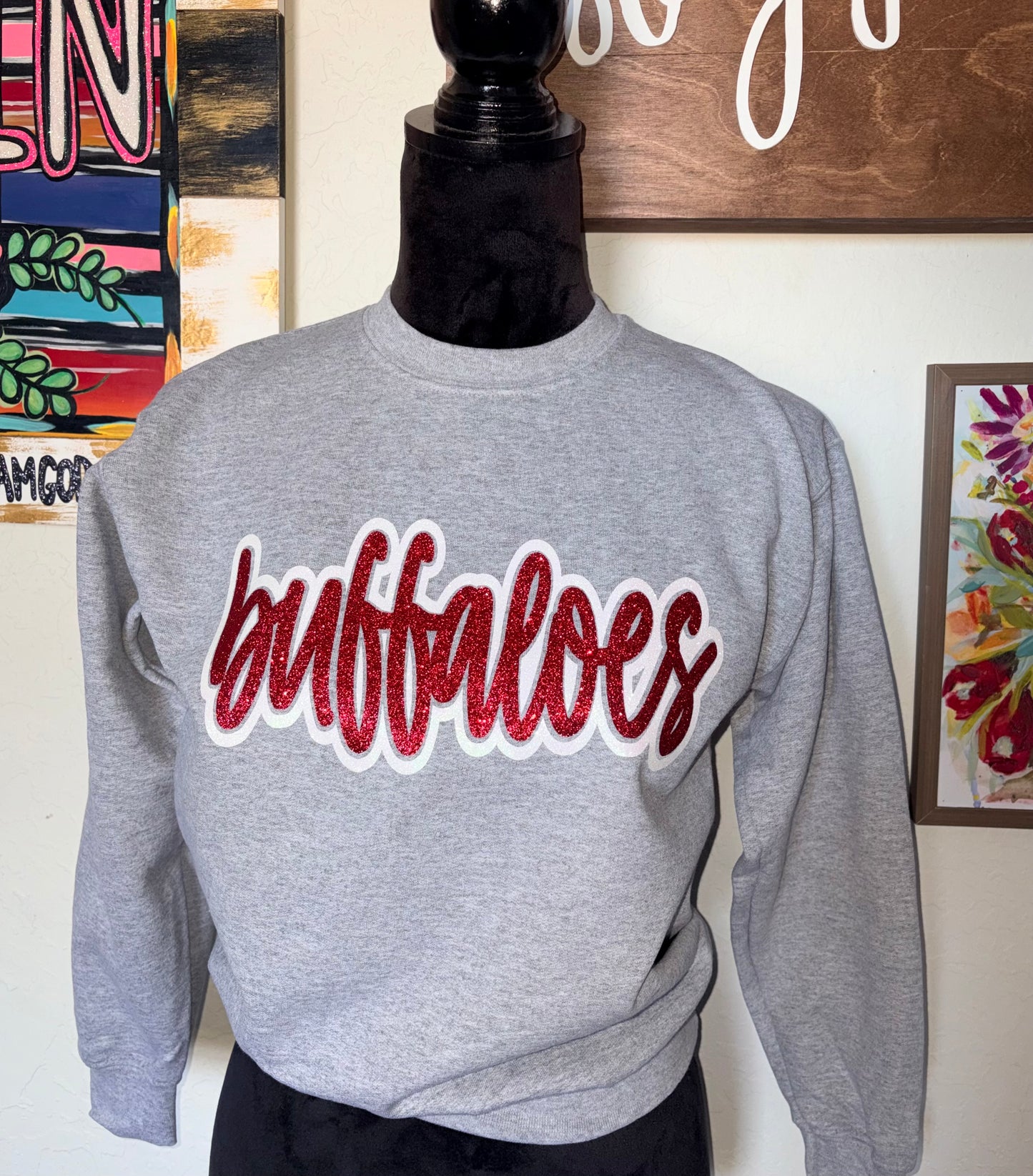 Glitter Buffaloes sweatshirt