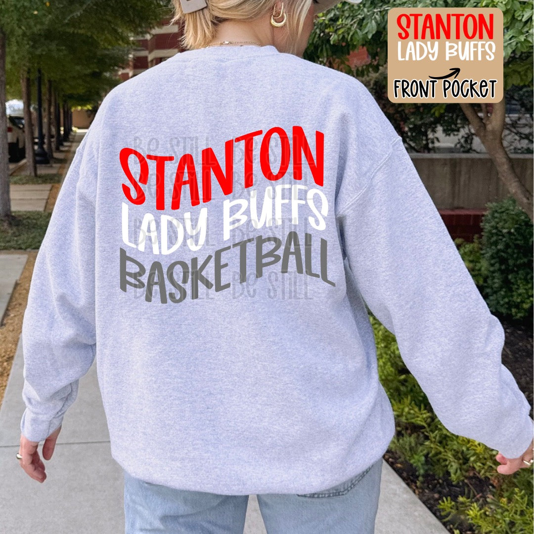Stanton Buffaloes/Lady Buffs Basketball - Wavy