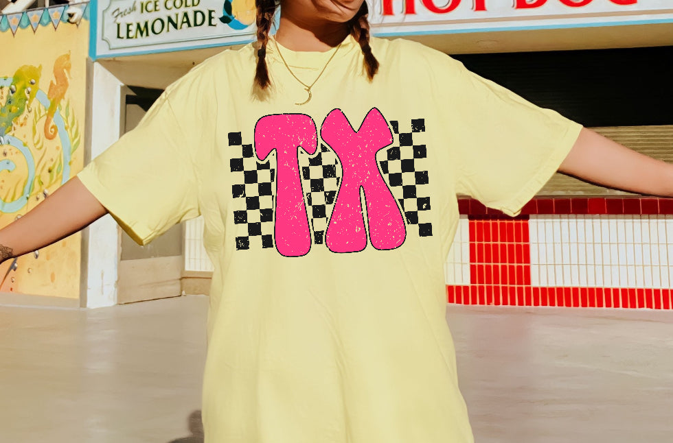 RETRO CHECKERED TEXAS
