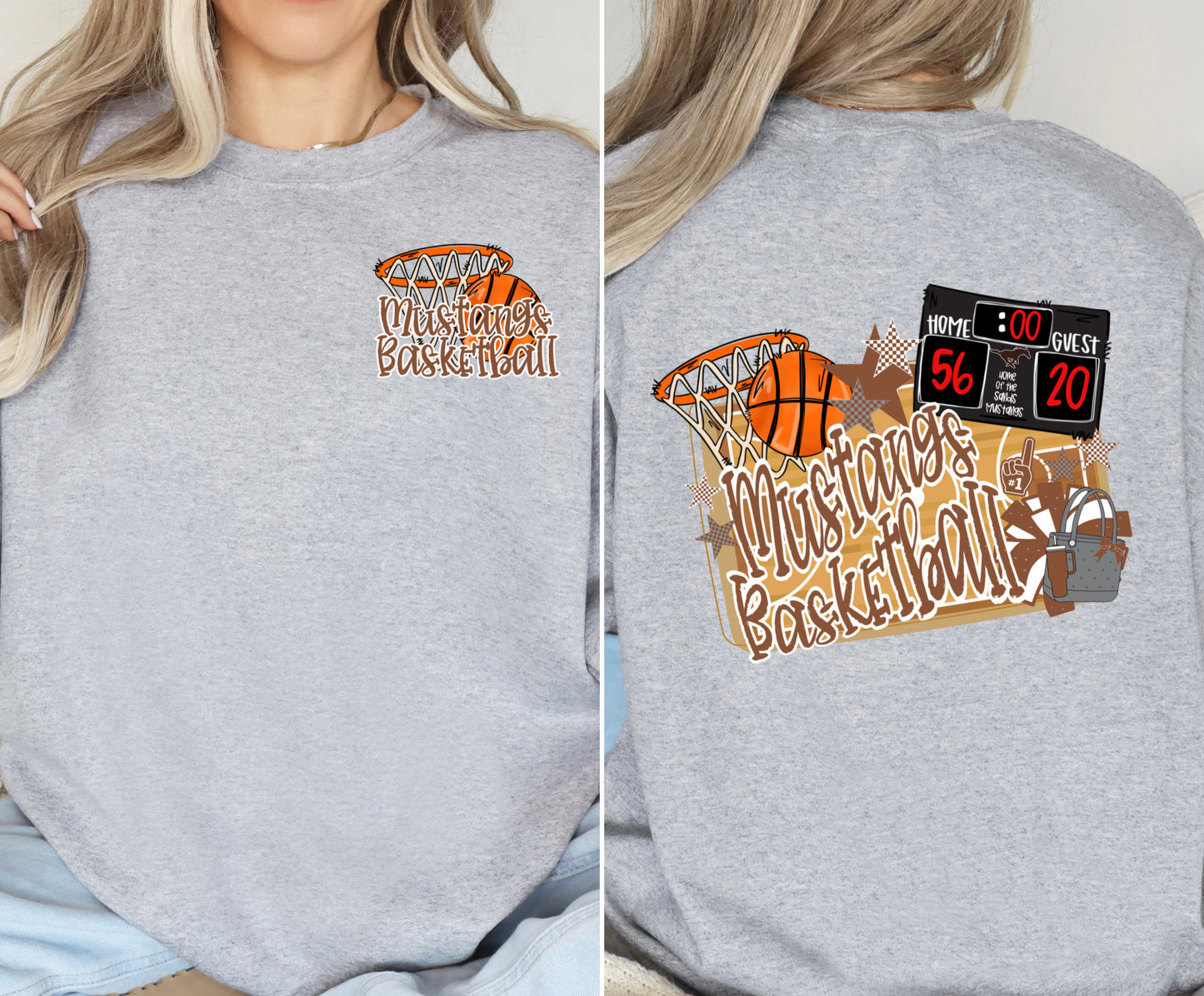 CUSTOM MASCOT - BASKETBALL SCORE BOARD
