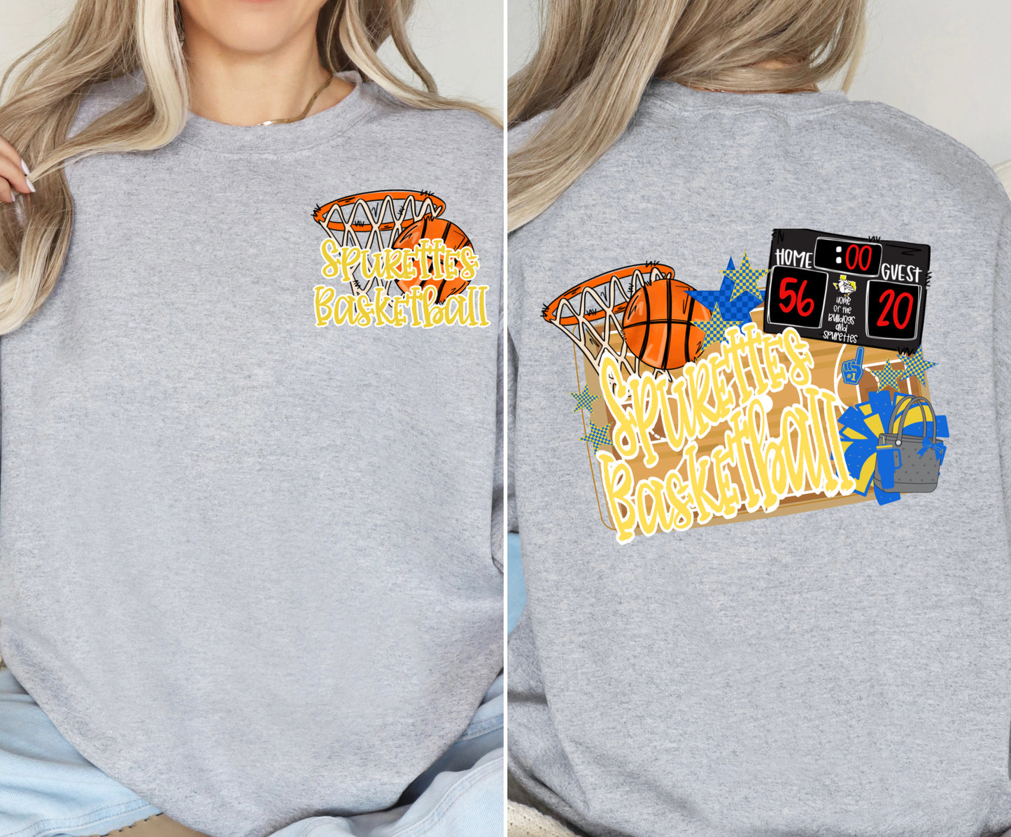 CUSTOM MASCOT - BASKETBALL SCORE BOARD