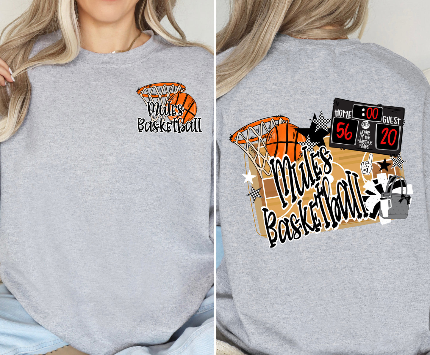 CUSTOM MASCOT - BASKETBALL SCORE BOARD