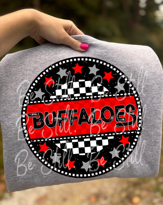 Buffaloes / Red and Grey Stars