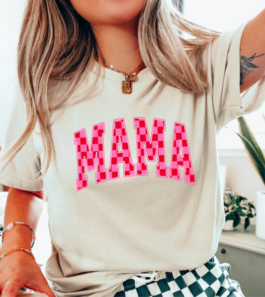 Pink Checkered Mama