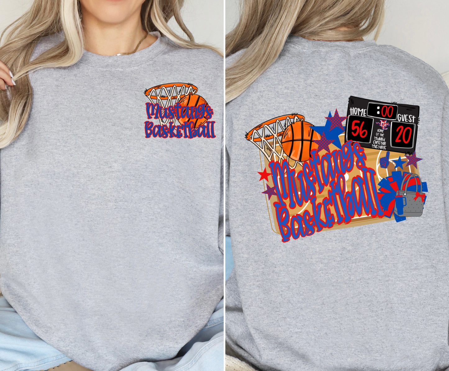 CUSTOM MASCOT - BASKETBALL SCORE BOARD