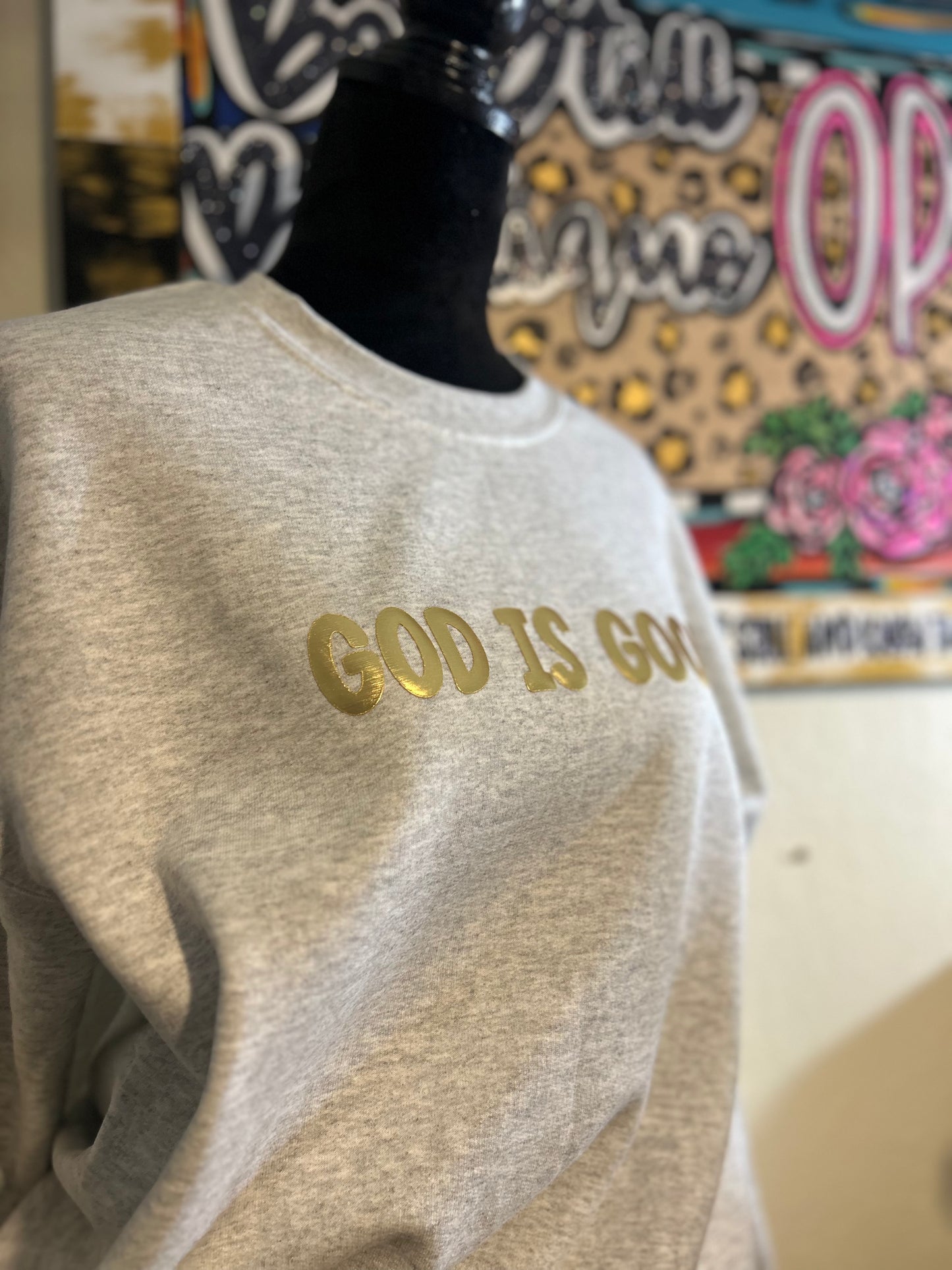 GOD IS GOOD ~ GOLD PUFF