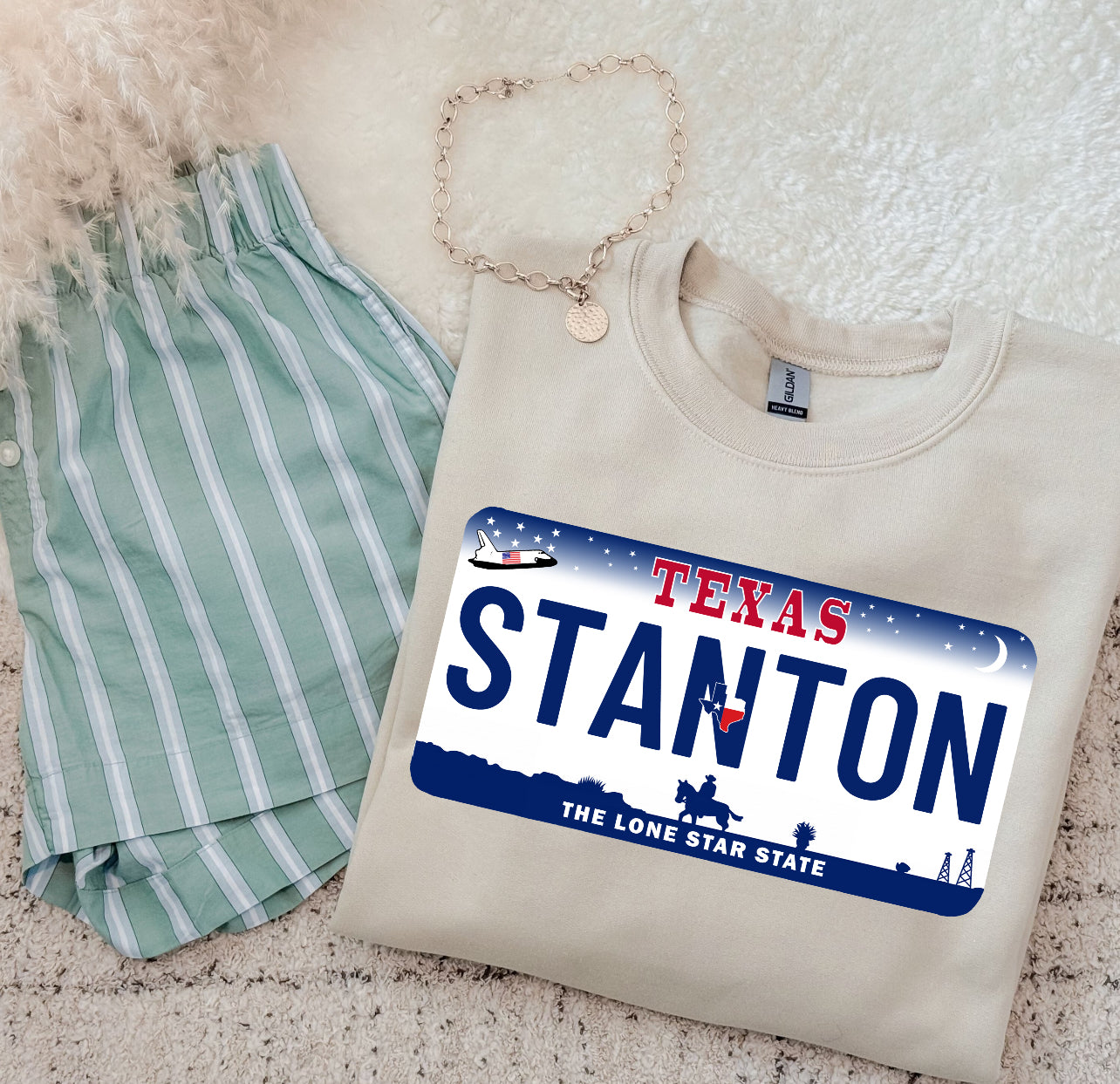 LICENSE PLATE - STANTON TEXAS