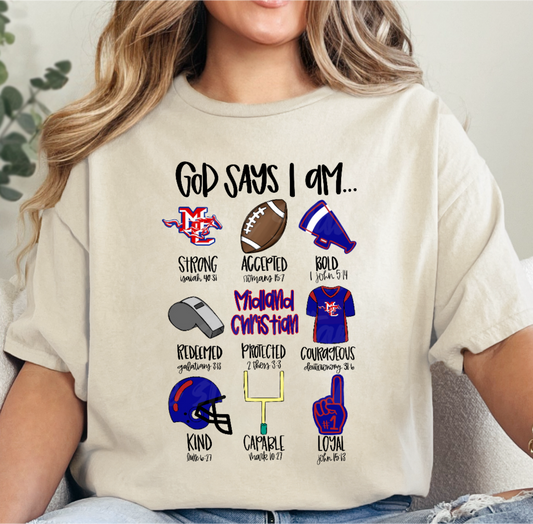 MIDLAND CHRISTIAN - GOD SAYS I AM
