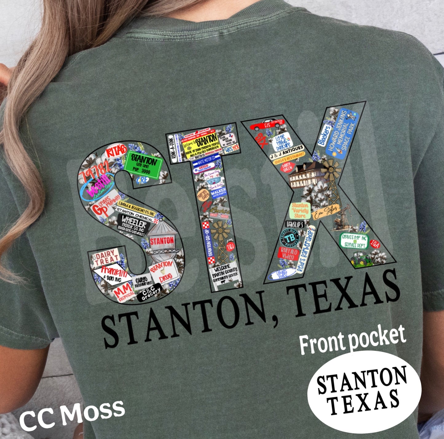STANTON, TEXAS - SMALL TOWN (CC only available in short sleeve)