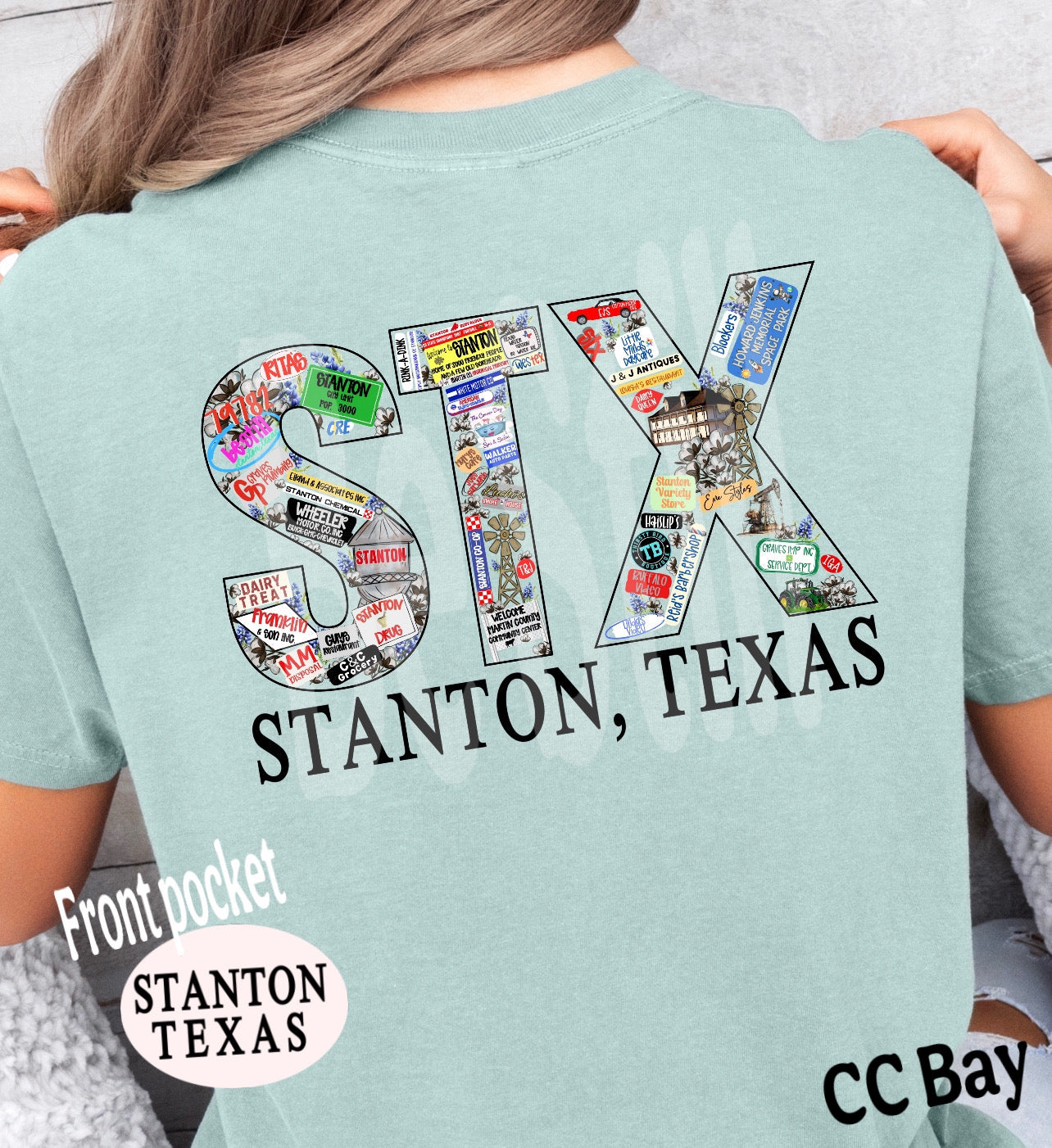 STANTON, TEXAS - SMALL TOWN (CC only available in short sleeve)