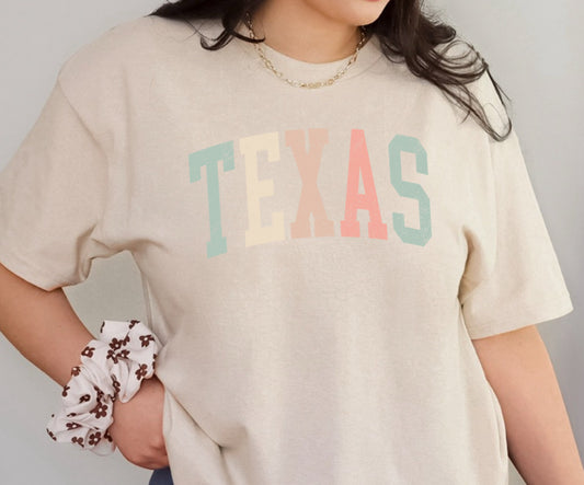 PASTEL TEXAS DISSTRESSED