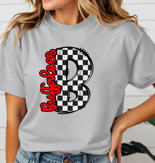 Checkered B